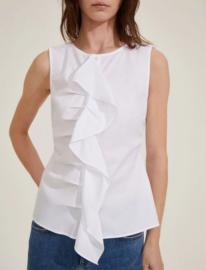 Camicia smanicata jabot