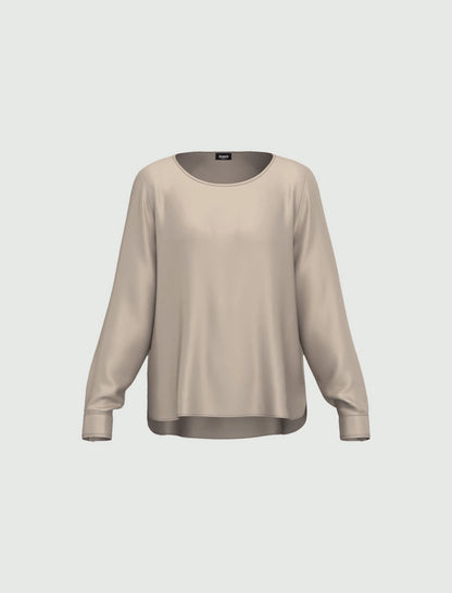 Camicia raso stretch