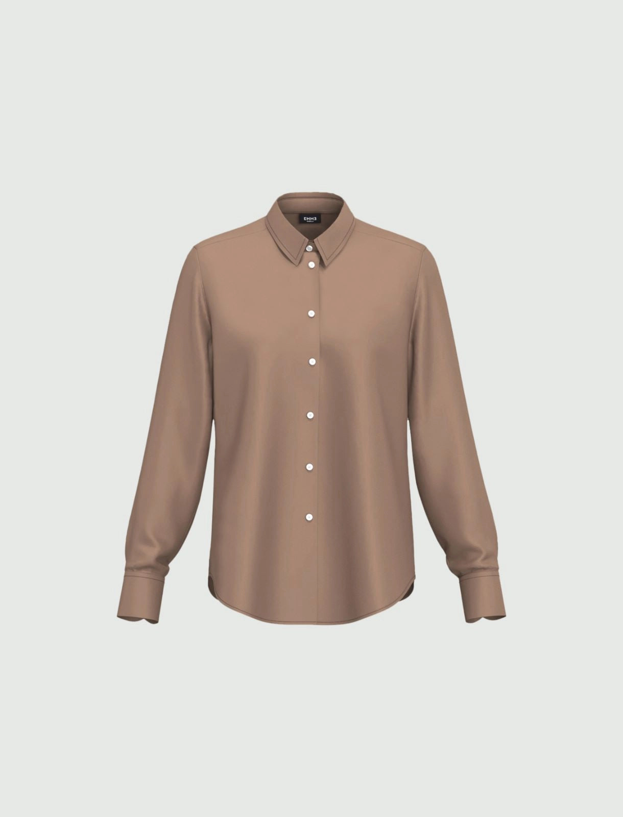 Camicia raso collo uomo