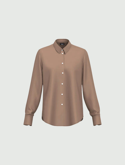 Camicia raso collo uomo