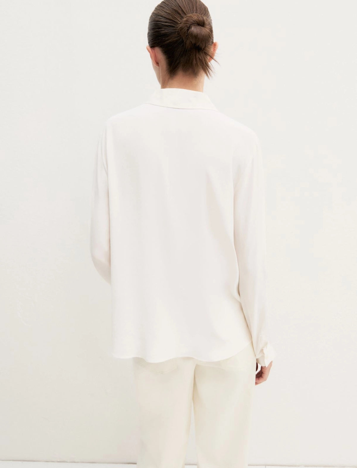 Camicia misto seta
