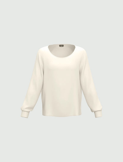 Camicia scollo ampio