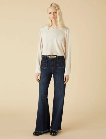 Camicia scollo ampio