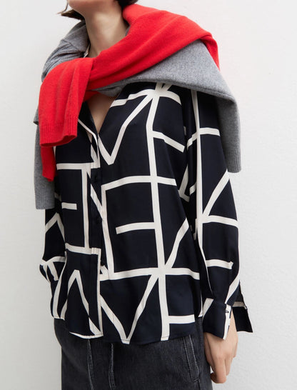 Camicia fantasia logata