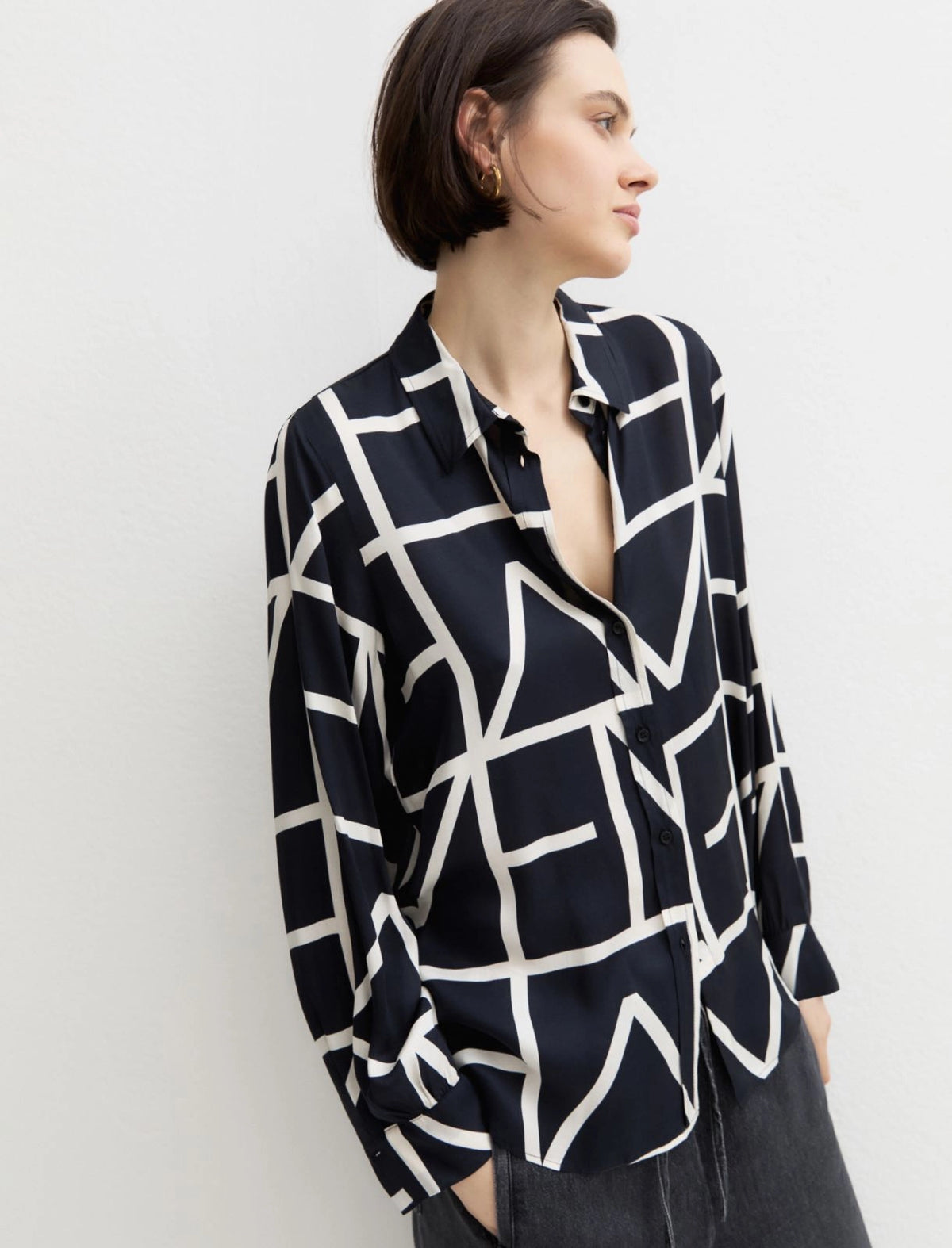 Camicia fantasia logata