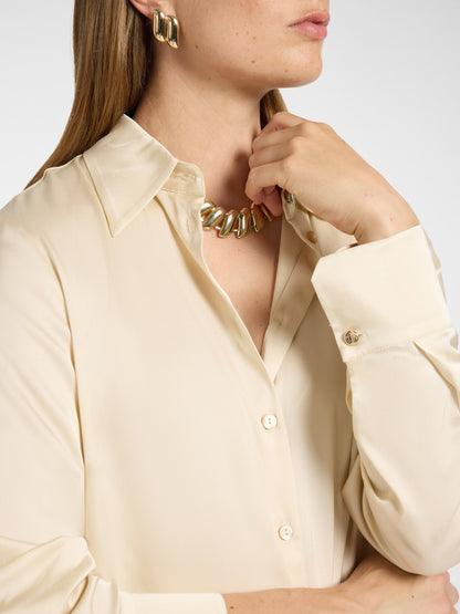 Camicia raso stretch