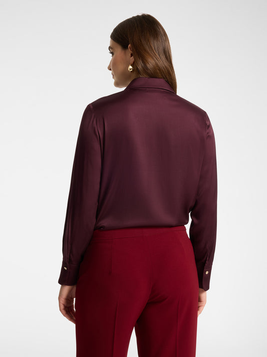 Camicia raso stretch