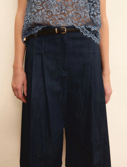 Gonna pantaloni denim