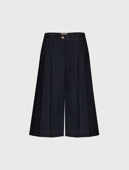 Gonna pantaloni denim