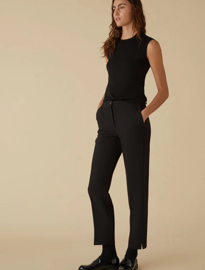 Pantaloni zip davanti