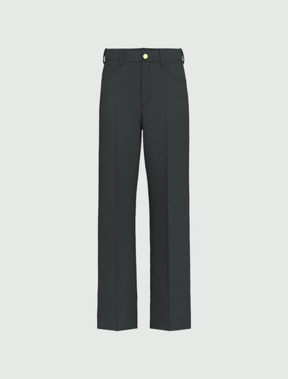 Pantaloni stretch dritti