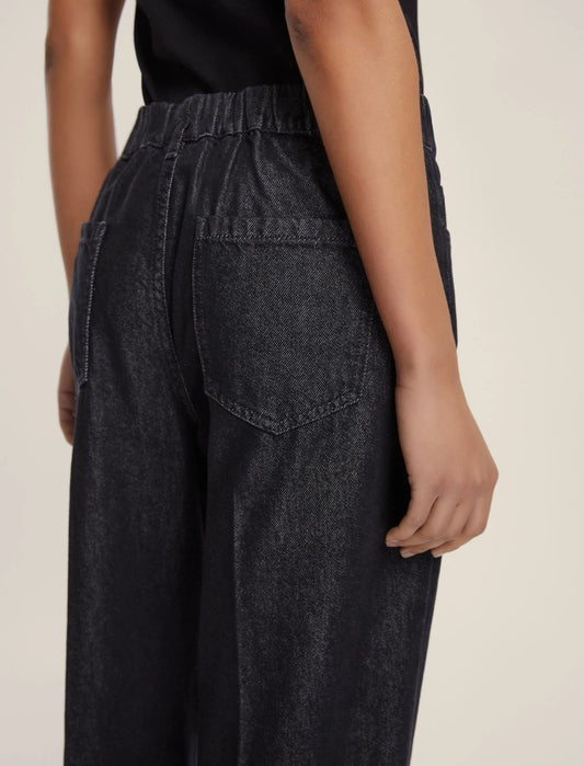 Jeans risvolto denim color