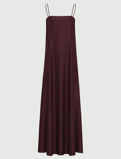 Abito lungo spallini