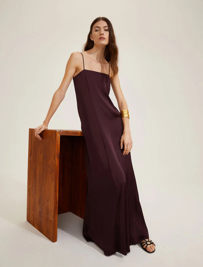 Abito lungo spallini