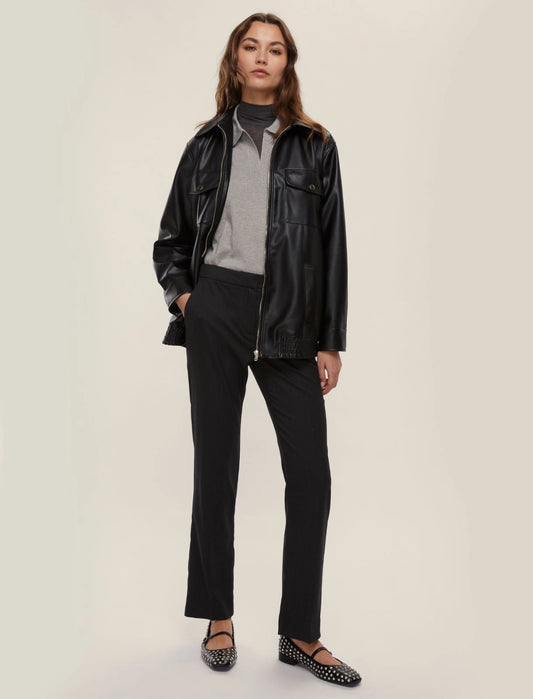 Maglia lurex collo polo