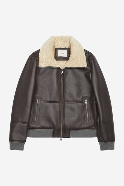 Giubbotto ecomontone polsi maglia