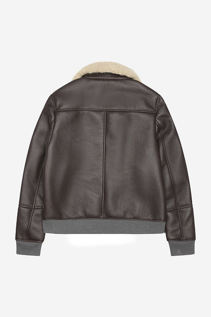 Giubbotto ecomontone polsi maglia