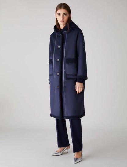 Ecomontone lungo cappuccio