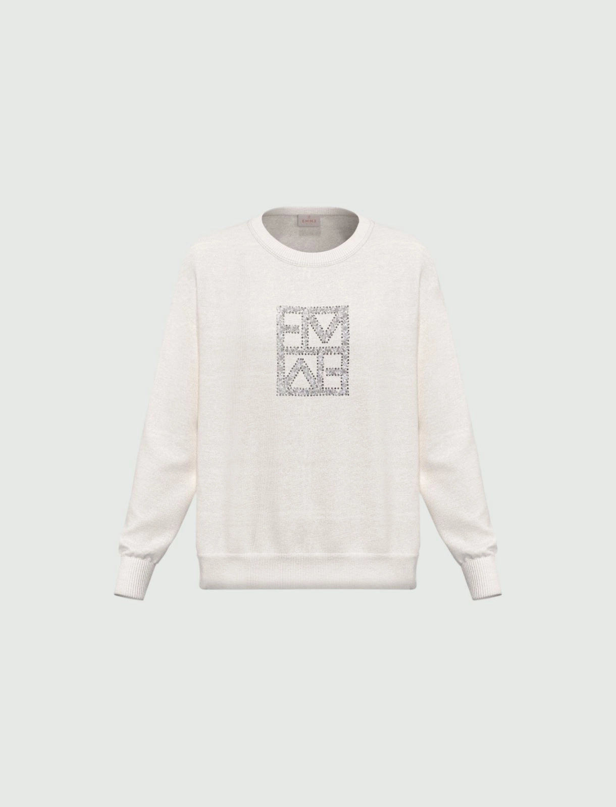 Felpa logo brillantini