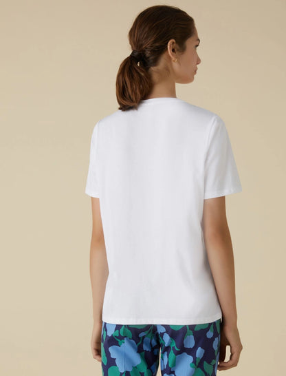 T-shirt inserto sangallo