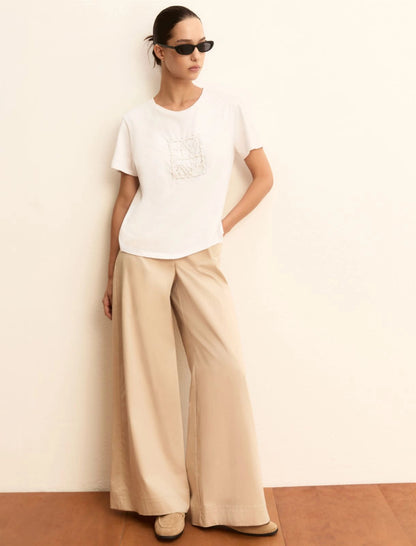 T-shirt logo brillantini