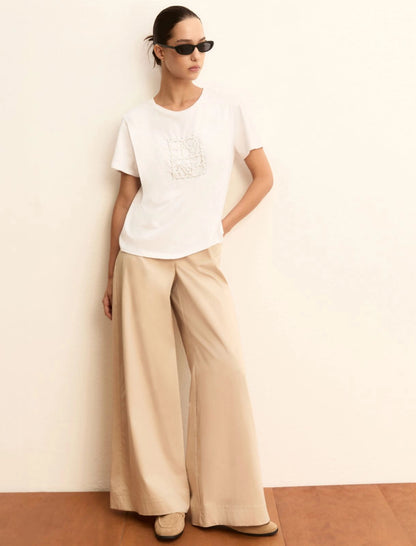 T-shirt logo brillantini