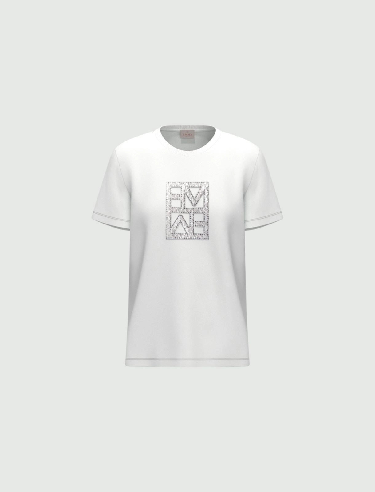 T-shirt logo brillantini