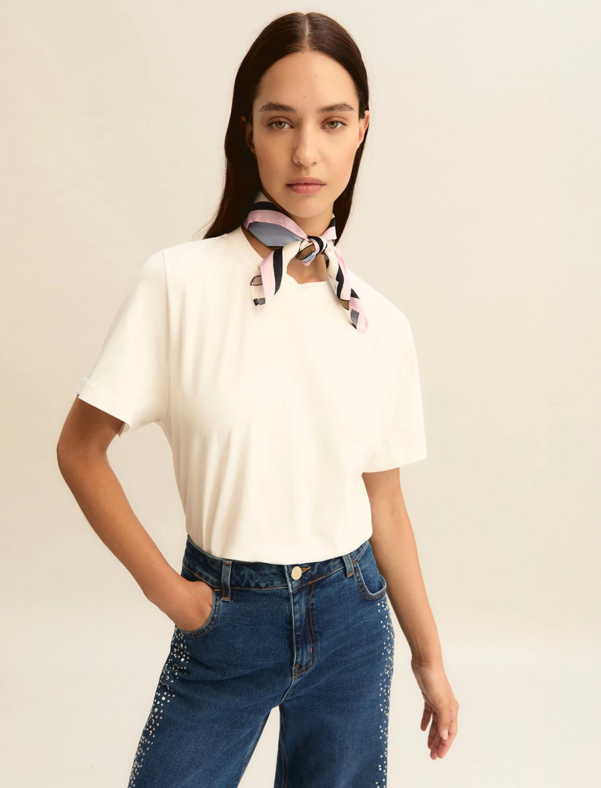 T-shirt foulard