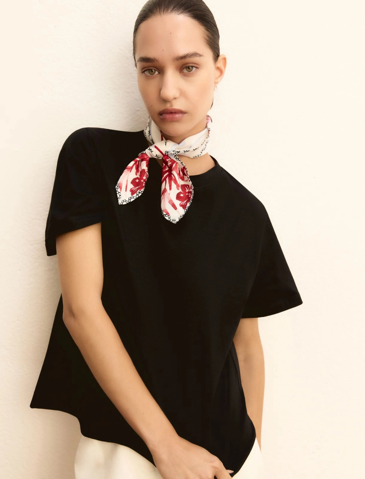 T-shirt foulard