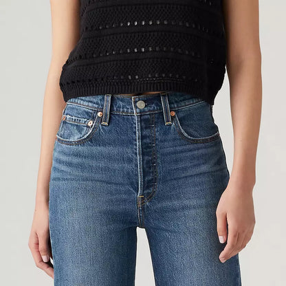 Jeans Ribcage straight ankle