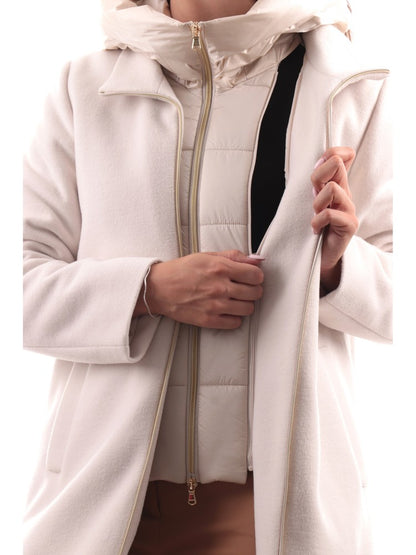 Giaccone finto interno cappuccio