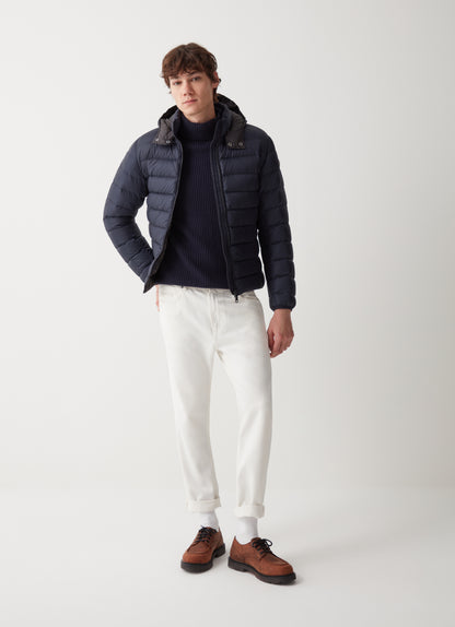 Piumino cappuccio staccabile