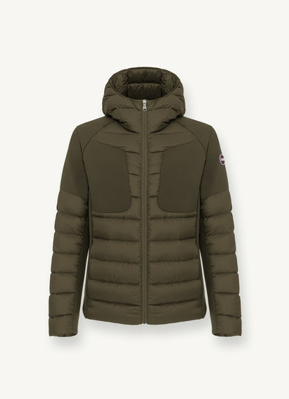 Piumino cappuccio inserti neoprene