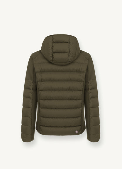 Piumino cappuccio inserti neoprene