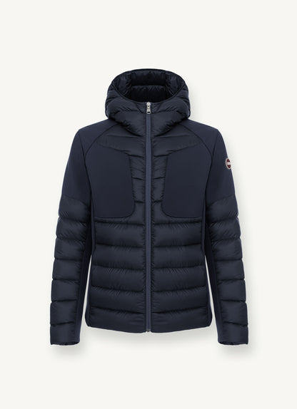 Piumino cappuccio inserti neoprene