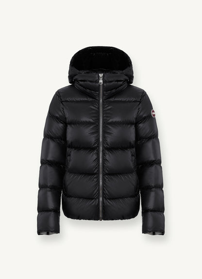 Piumino corto cappuccio staccabile