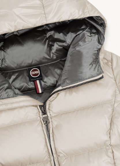 Piumino 3/4 cappuccio