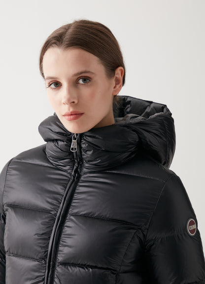 Piumino 3/4 cappuccio