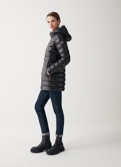 Piumino 3/4 cappuccio