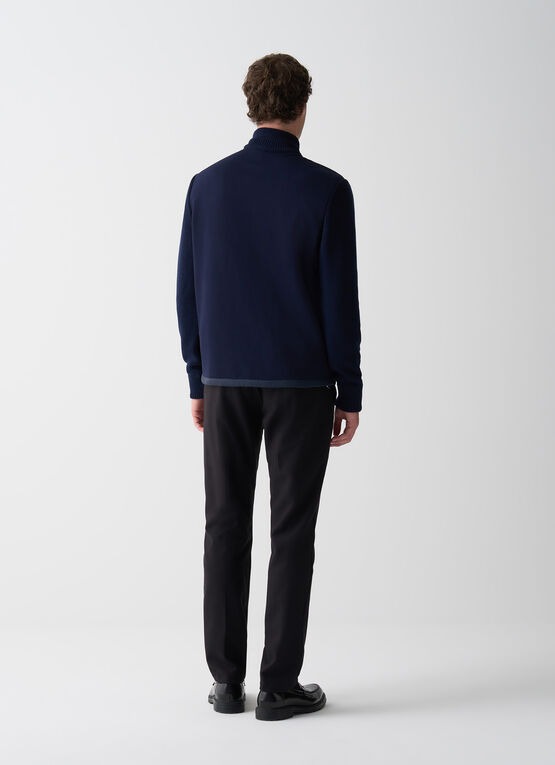 Giubbotto lana/tessuto