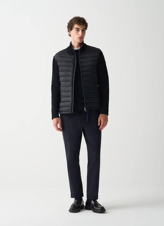 Giubbotto lana/tessuto