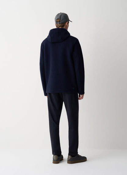 Giaccone piquet cappuccio