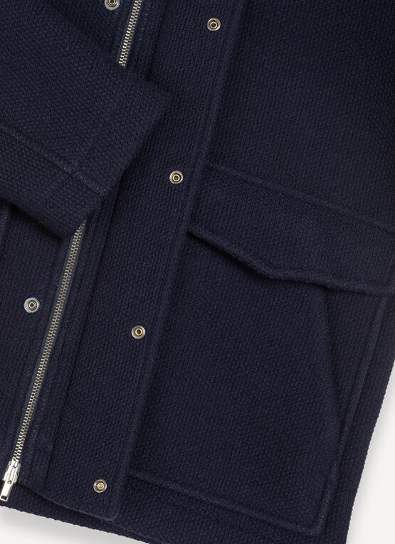 Giaccone piquet cappuccio