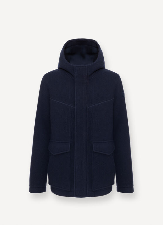 Giaccone piquet cappuccio