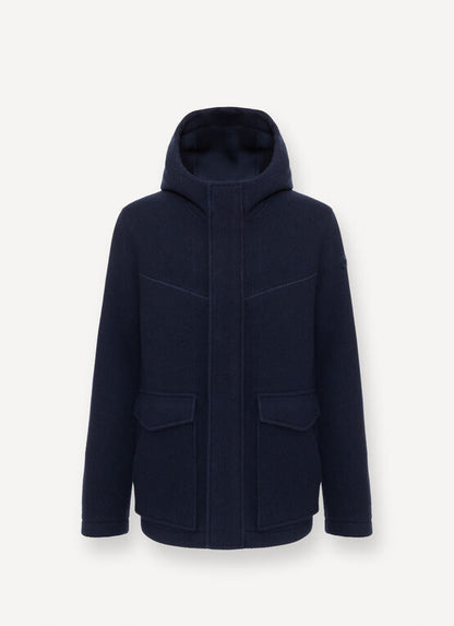 Giaccone piquet cappuccio