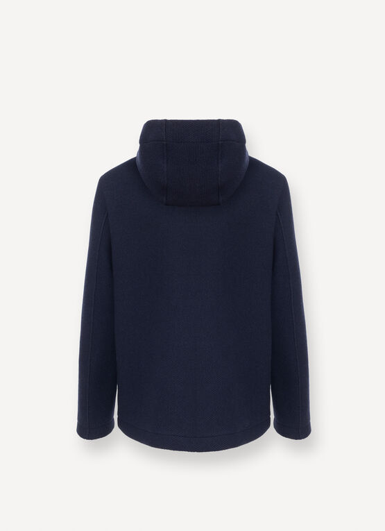 Giaccone piquet cappuccio