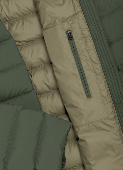 Piumino cappuccio staccabile