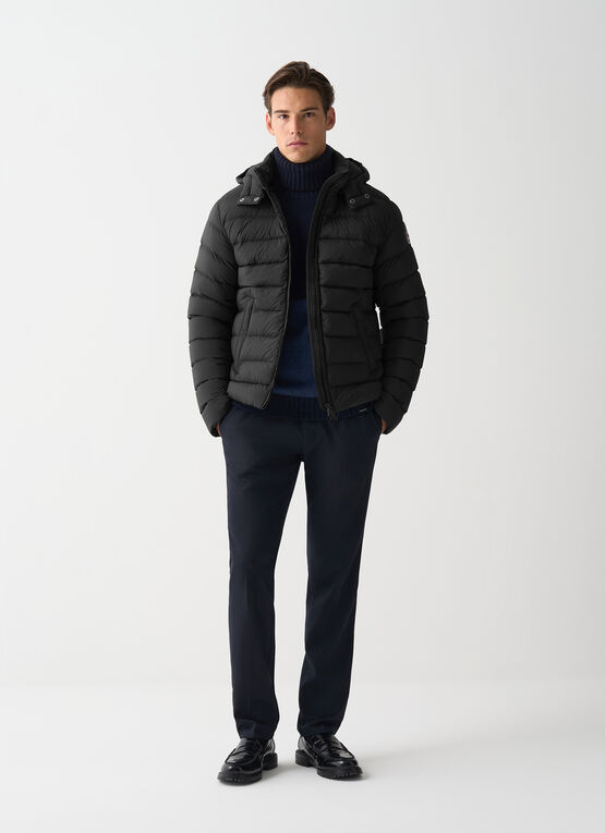 Piumino cappuccio staccabile