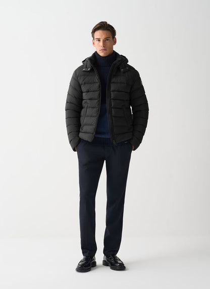 Piumino cappuccio staccabile