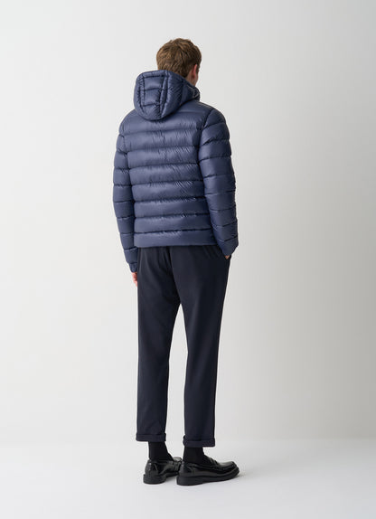 Piumino cappuccio fisso